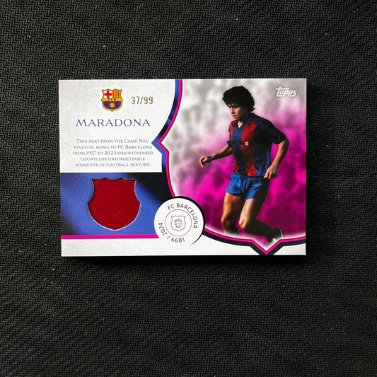 Carta Maradona TOPPS 125th Aniversary FCBarcelona
