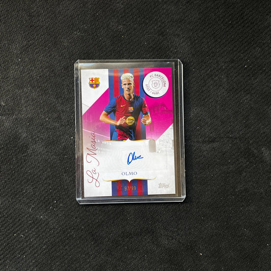 Carta Dani OlmoTOPPS 125th Aniversary FCBarcelona